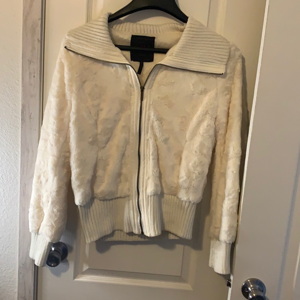 Faux fur jacket